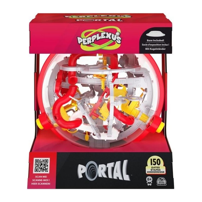Perplexus Portal Labyrinthe 3D - SPIN MASTER - 150 Défis, 50 Portails Perplexus Portal Labyrinthe 3D - SPIN MASTER - 150 Défis, 50 Portails