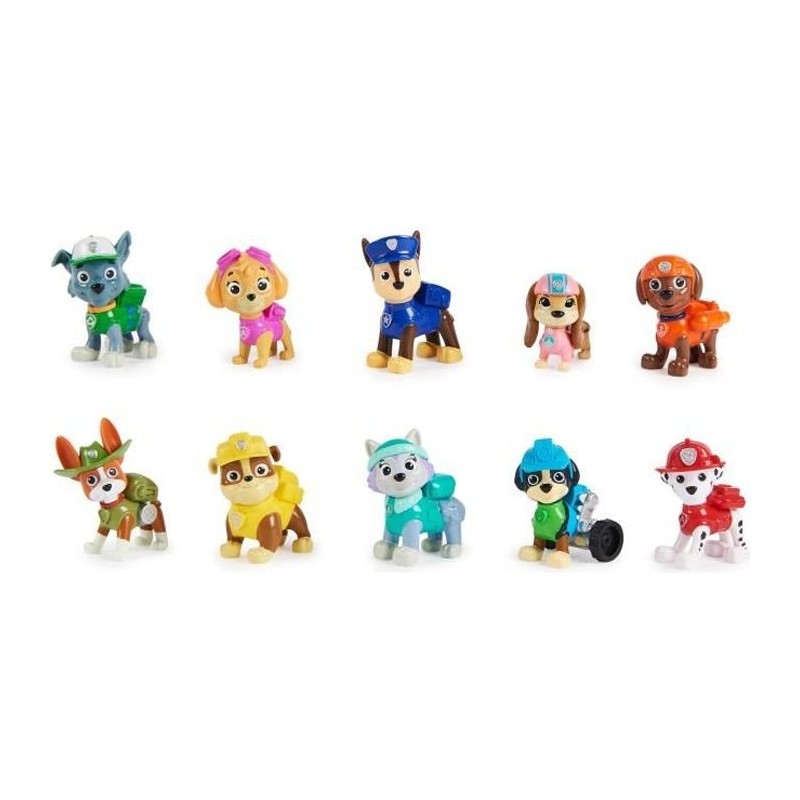 Coffret 10 figurines Pat' Patrouille 10eme anniversaire - PAW PATROL Coffret 10 figurines Pat' Patrouille 10eme anniversaire - PAW PATROL