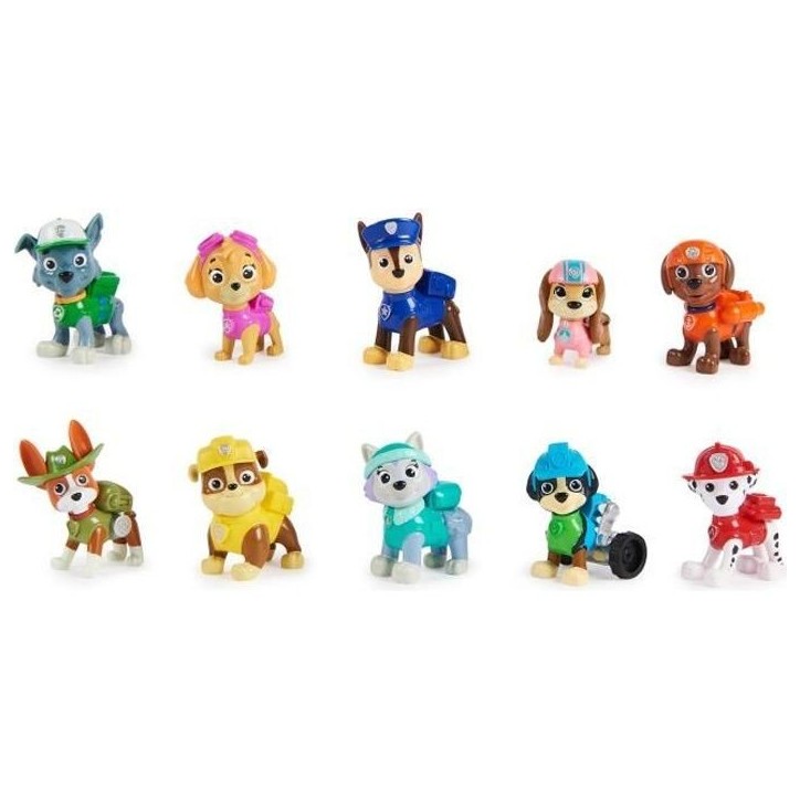 Coffret 10 figurines Pat' Patrouille 10eme anniversaire - PAW PATROL
