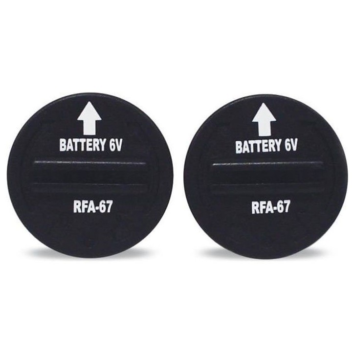 PetSafe - Lot de 2 Piles RFA-67 (6V) - Compatible Collier de Dressage, Anti-Aboiements et Anti-Fugue pour Chien PetSafe - Lot de 2 Piles RFA-67 (6V) - Compatible Collier de Dressage, Anti-Aboiements et Anti-Fugue pour Chien