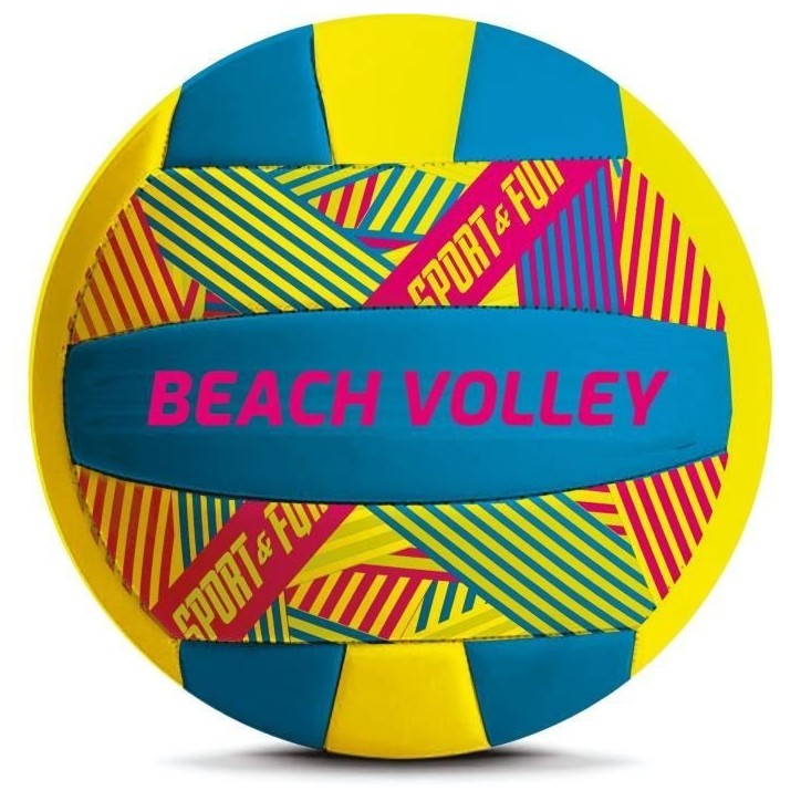 Ballon de plage Volley - SPORT AND FUN - Néoprene - Splash - T5