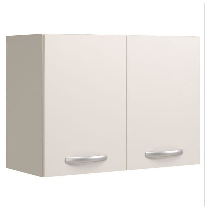 Spring - Meuble haut de cuisine avec égouttoir - 2 portes - L80 x P35,6 x H57,9 cm - Blanc - Parisot Spring - Meuble haut de cuisine avec égouttoir - 2 portes - L80 x P35,6 x H57,9 cm - Blanc - Parisot