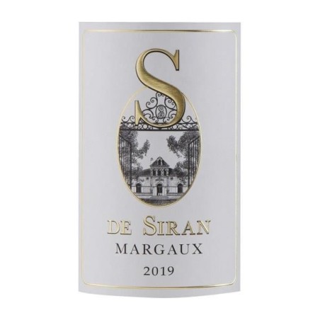 S De Siran 2019 Margaux - Vin rouge de Bordeaux