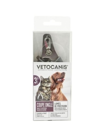 Coupe-ongle - VETOCANIS - BIO000441 - 2 Tailles - Chien/Chat