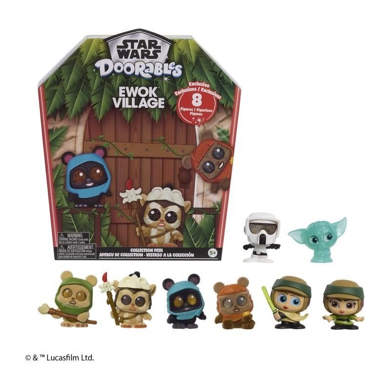 Figurines a collectionner - STAR WARS - Coffret Collector Ewok - 8 fig