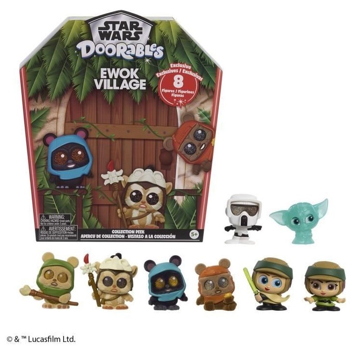 Figurines a collectionner - STAR WARS - Coffret Collector Ewok - 8 figurines exclusives, a partir de 5 ans