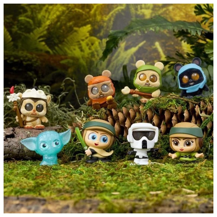 Figurines a collectionner - STAR WARS - Coffret Collector Ewok - 8 figurines exclusives, a partir de 5 ans