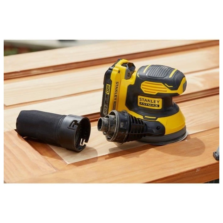 Ponceuse Excentrique - STANLEY FATMAX V20 - SFMCW220B-XJ - Sans fil - 18V Ponceuse Excentrique - STANLEY FATMAX V20 - SFMCW220B-XJ - Sans fil - 18V