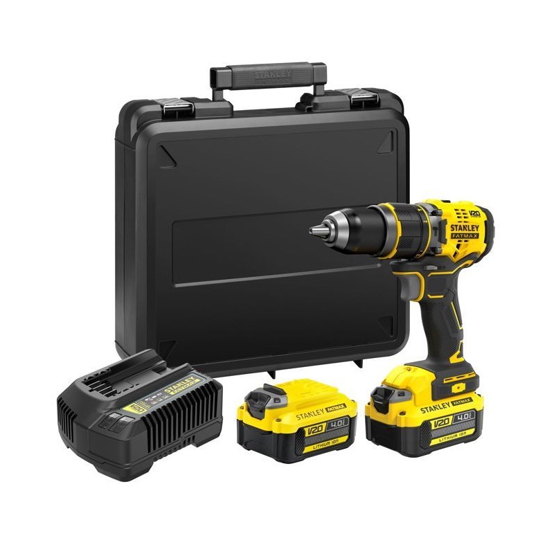 Stanley - V20 Perceuse visseuse a percussion 80 Nm BRUSHLESS - Lithium