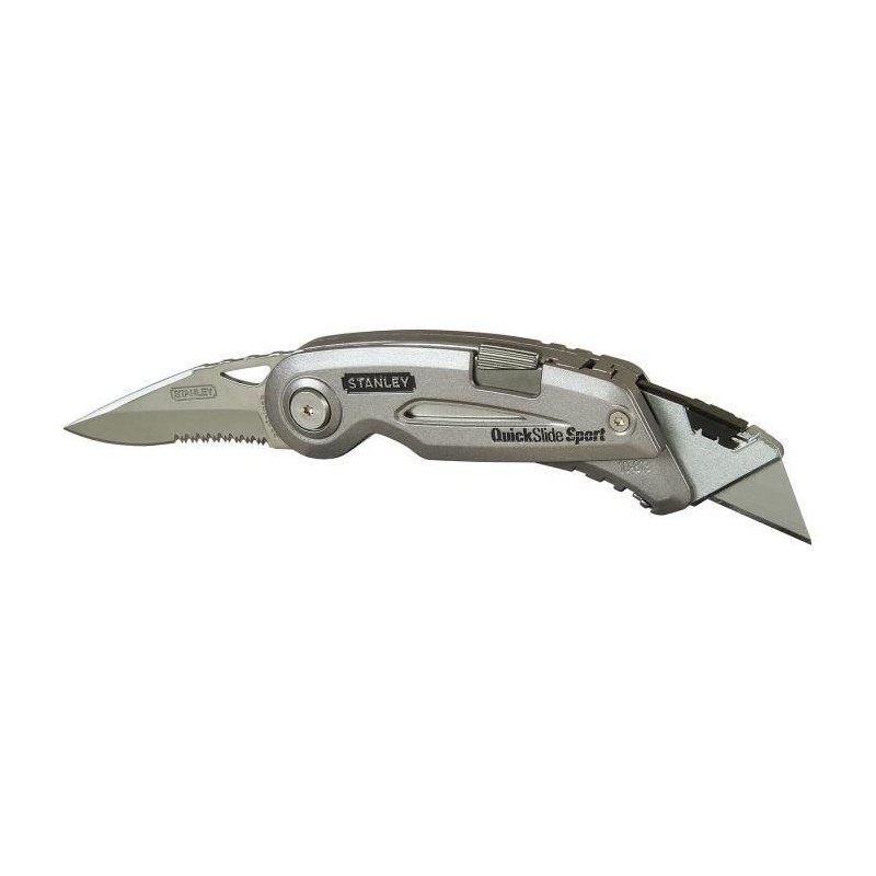 Couteau de poche multi-lames Quickslide STANLEY - 0-10-814 Couteau de poche multi-lames Quickslide STANLEY - 0-10-814