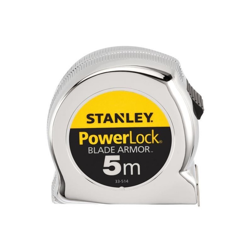 Mesure - STANLEY - 0-33-514 - Blade Armor - 5 m x 25 mm - Powerlock Mesure - STANLEY - 0-33-514 - Blade Armor - 5 m x 25 mm - Powerlock