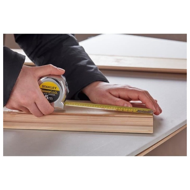 Mesure - STANLEY - 0-33-514 - Blade Armor - 5 m x 25 mm - Powerlock