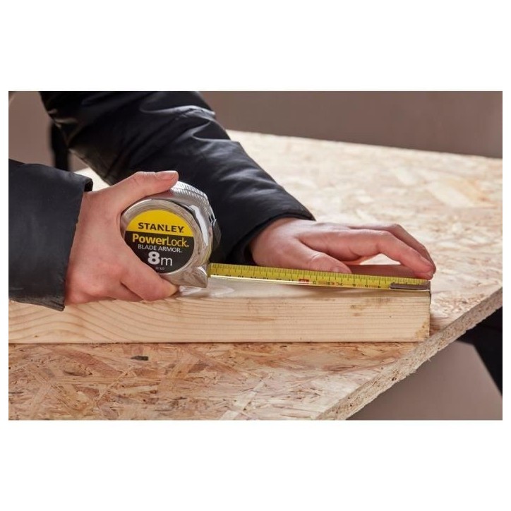 Mesure - STANLEY - 0-33-527 - Blade Armor - 8 m x 25 mm - Powerlock