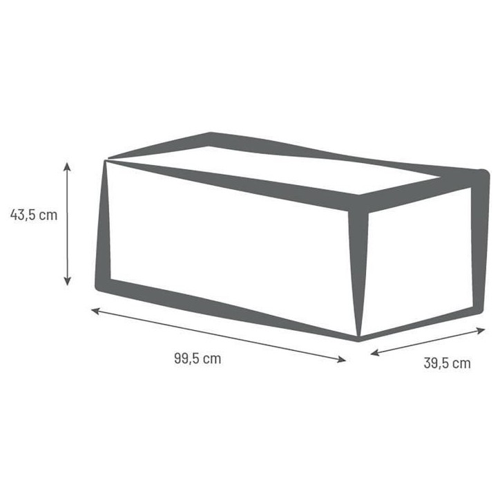 Jardiniere Volcania - EDA - 98 L - Intérieur / Extérieur - Décor Pierre - 99,5 x 39 x H. 43 cm - Gris Anthracite Jardiniere Volcania - EDA - 98 L - Intérieur / Extérieur - Décor Pierre - 99,5 x 39 x H. 43 cm - Gris Anthracite