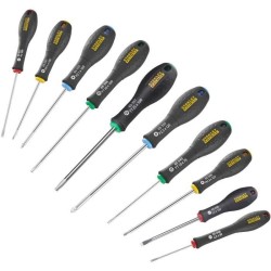 Jeu de 10 Tournevis - STANLEY FATMAX - FMHT0-62128 - Electricien + Mec