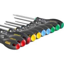 Jeu de 10 Tournevis - STANLEY FATMAX - FMHT0-62128 - Electricien + Mec