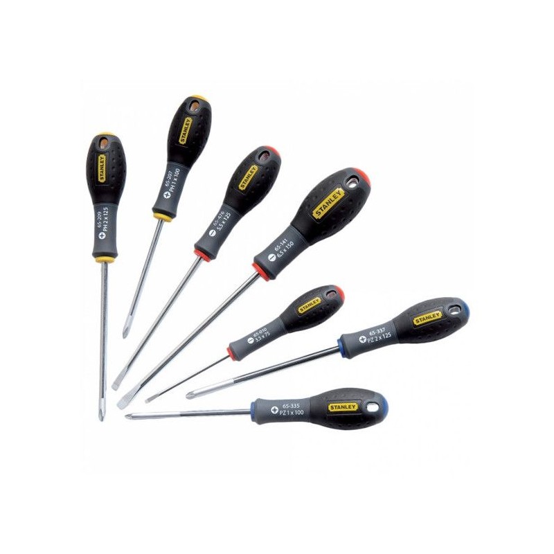 Jeu de 7 Tournevis - STANLEY FATMAX - 0-65-438 - Electricien + Mecanic Jeu de 7 Tournevis - STANLEY FATMAX - 0-65-438 - Electricien + Mecanic