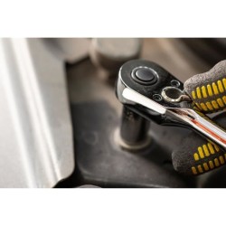 Jeu de cliquet et douilles STANLEY - Cliquet 72 dents 1/4' + 10 douill