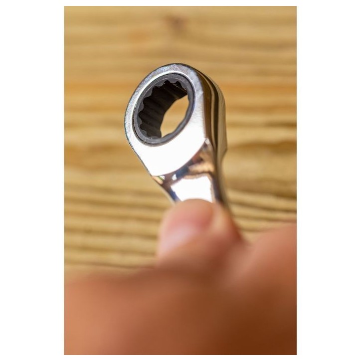 Clé mixte a cliquet réversible STANLEY FATMAX - Jeu de 7 pieces - 8 a 19 mm Clé mixte a cliquet réversible STANLEY FATMAX - Jeu de 7 pieces - 8 a 19 mm
