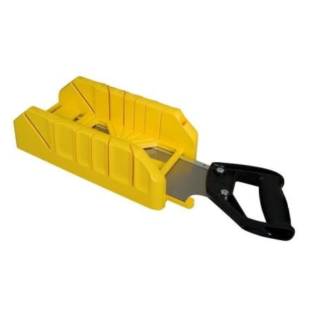 Boite a coupe Holster ABS Plastique + scie a dos integrée STANLEY - 1