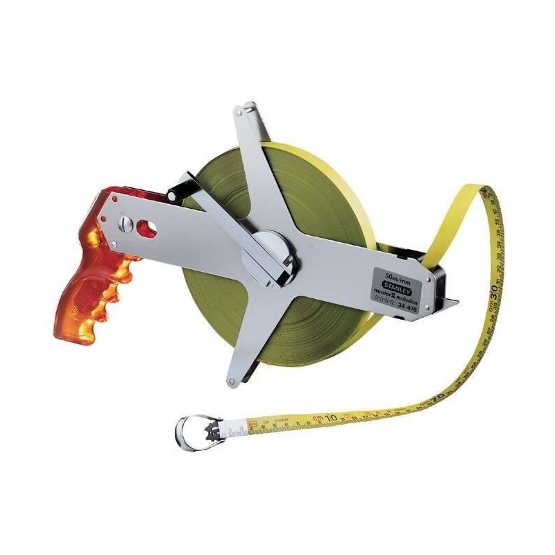Mesure - STANLEY - 1-34-477 - Longue - 30 m x 12,7 mm - Ruban Acier - Mesure - STANLEY - 1-34-477 - Longue - 30 m x 12,7 mm - Ruban Acier -