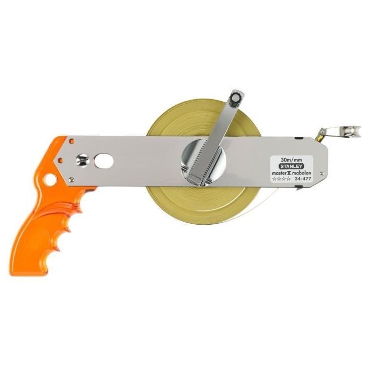Mesure - STANLEY - 1-34-477 - Longue - 30 m x 12,7 mm - Ruban Acier - Mabolon Master II Mesure - STANLEY - 1-34-477 - Longue - 30 m x 12,7 mm - Ruban Acier - Mabolon Master II