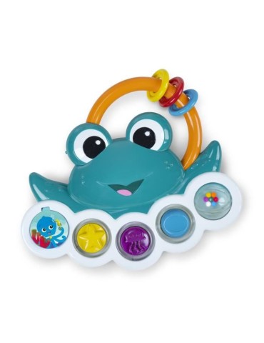 BABY EINSTEIN Ocean Explorers Neptune's Busy Bubbles jouet d'activité sensorielle, lumieres et musiques interactives, des 3 moi