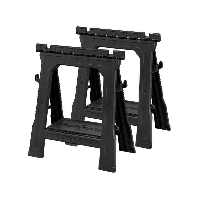 Tréteaux pliables professionnels STANLEY - STST1-70713 - Lot de 2 - 4