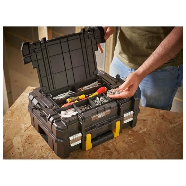 Mallette PRO-STACK™ - STANLEY FATMAX - FMST1-71967 - Grande poignée avec organiseur - 14 L