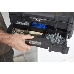 Mallette PRO-STACK™ - STANLEY FATMAX - FMST1-71969 - 2 tiroirs - 8 L