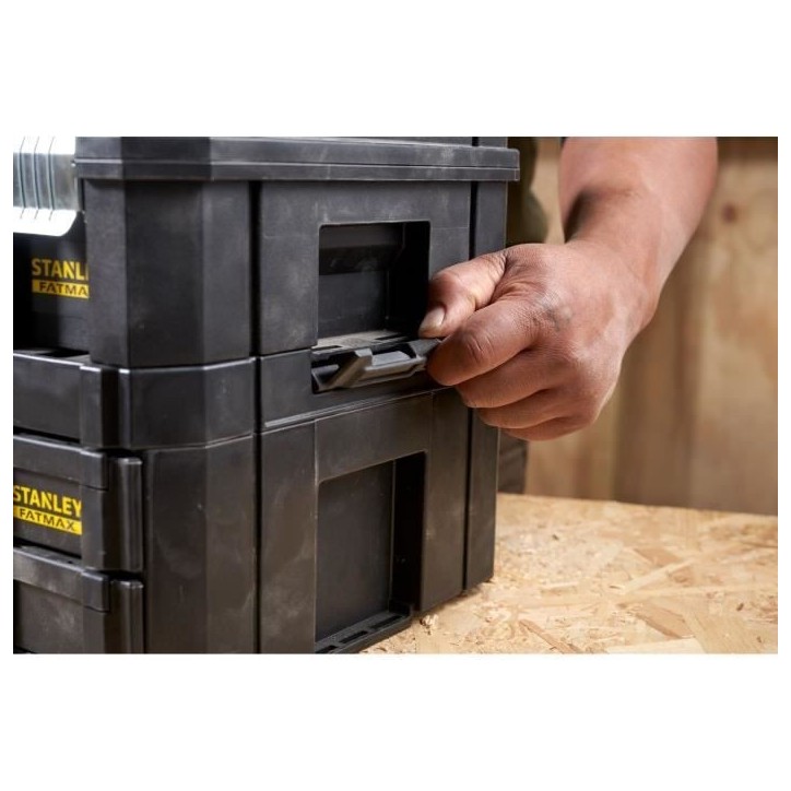 Mallette PRO-STACK™ - STANLEY FATMAX - FMST1-71969 - 2 tiroirs - 8 L Mallette PRO-STACK™ - STANLEY FATMAX - FMST1-71969 - 2 tiroirs - 8 L
