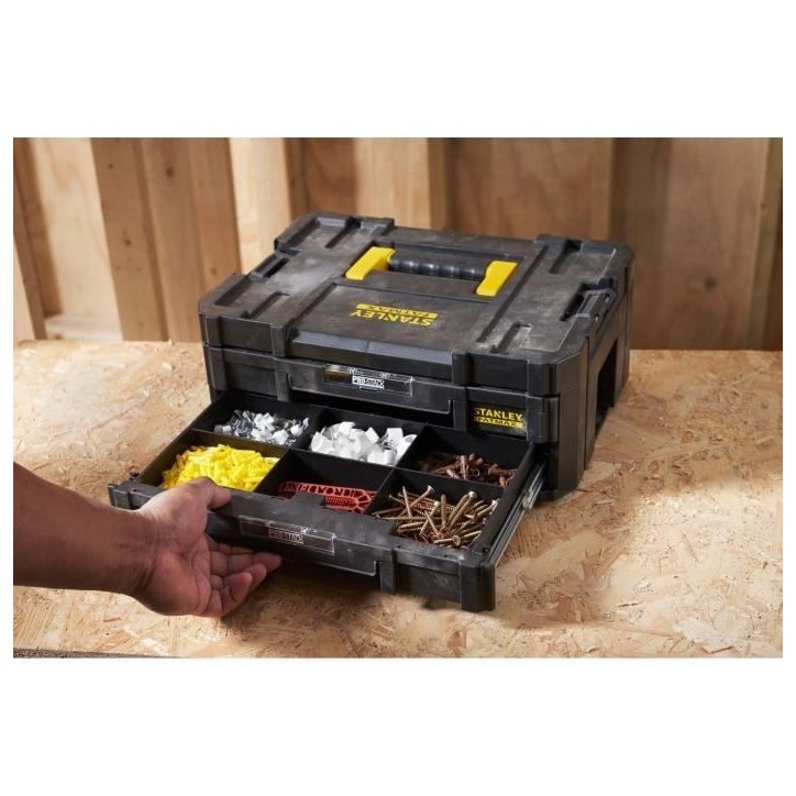 Mallette grand volume PRO-STACK™ - STANLEY FATMAX - FMST1-71971 - 23 L Mallette grand volume PRO-STACK™ - STANLEY FATMAX - FMST1-71971 - 23 L