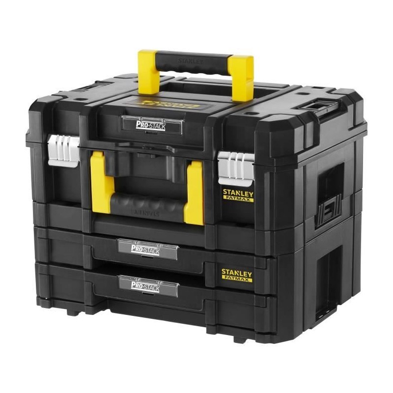 Kit 2 Mallettes PRO-STACK™ - STANLEY FATMAX - FMST1-71981 - 2 poign