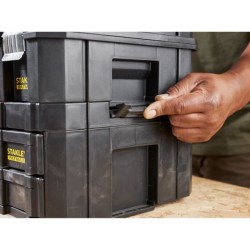 Kit 2 Mallettes PRO-STACK™ - STANLEY FATMAX - FMST1-71981 - 2 poign