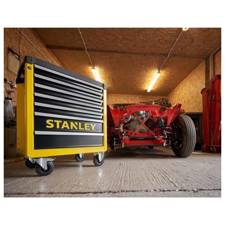 Servante d'telier - Vide - 7 tiroirs - STANLEY - Noir et jaune Servante d'telier - Vide - 7 tiroirs - STANLEY - Noir et jaune