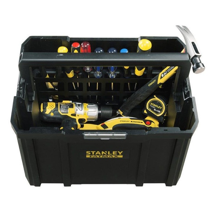 Panier porte-outils PRO-STACK™ - STANLEY FATMAX - FMST1-75794 - Charge 10 kg Panier porte-outils PRO-STACK™ - STANLEY FATMAX - FMST1-75794 - Charge 10 kg
