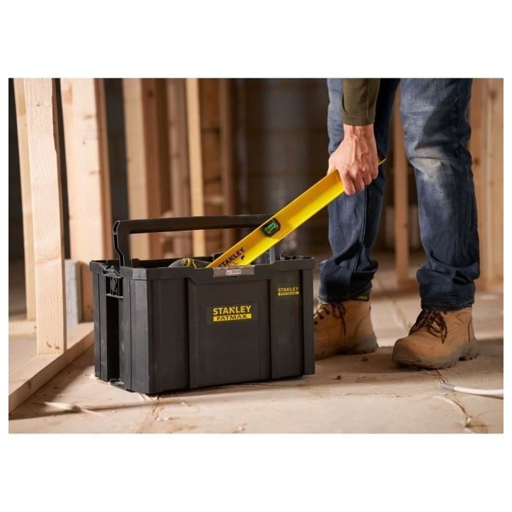 Panier porte-outils PRO-STACK™ - STANLEY FATMAX - FMST1-75794 - Charge 10 kg Panier porte-outils PRO-STACK™ - STANLEY FATMAX - FMST1-75794 - Charge 10 kg