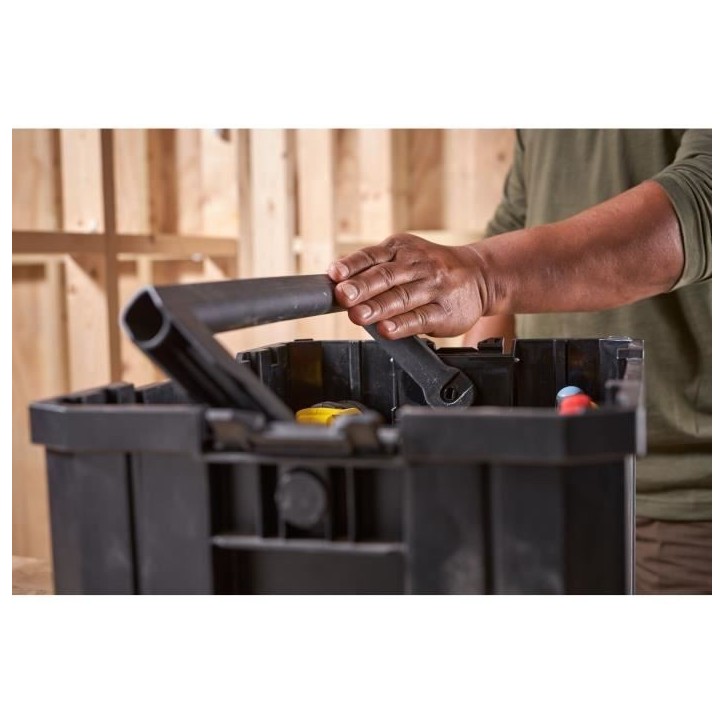 Panier porte-outils PRO-STACK™ - STANLEY FATMAX - FMST1-75794 - Charge 10 kg Panier porte-outils PRO-STACK™ - STANLEY FATMAX - FMST1-75794 - Charge 10 kg