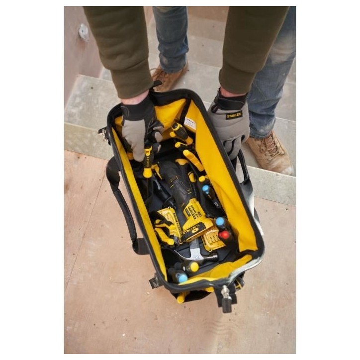 Sac a outils PRO-STACK™ - STANLEY FATMAX - FMST17627-1 - 45 cm - Charge 25 kg Sac a outils PRO-STACK™ - STANLEY FATMAX - FMST17627-1 - 45 cm - Charge 25 kg