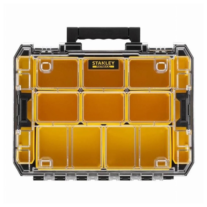 Organiseur grande capacité PRO-STACK™ - STANLEY FATMAX - FMST82967-1 - 10 compartiments amovibles Organiseur grande capacité PRO-STACK™ - STANLEY FATMAX - FMST82967-1 - 10 compartiments amovibles