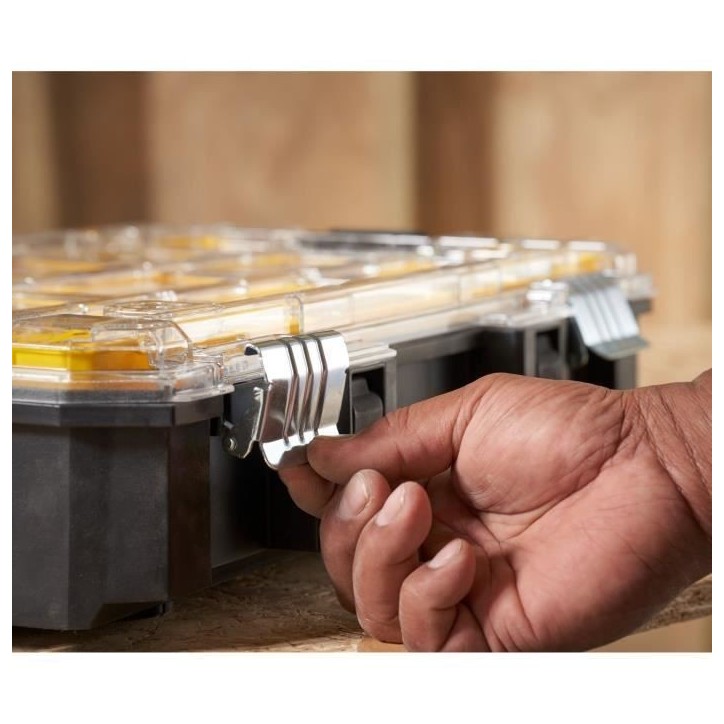 Organiseur grande capacité PRO-STACK™ - STANLEY FATMAX - FMST82967-1 - 10 compartiments amovibles Organiseur grande capacité PRO-STACK™ - STANLEY FATMAX - FMST82967-1 - 10 compartiments amovibles