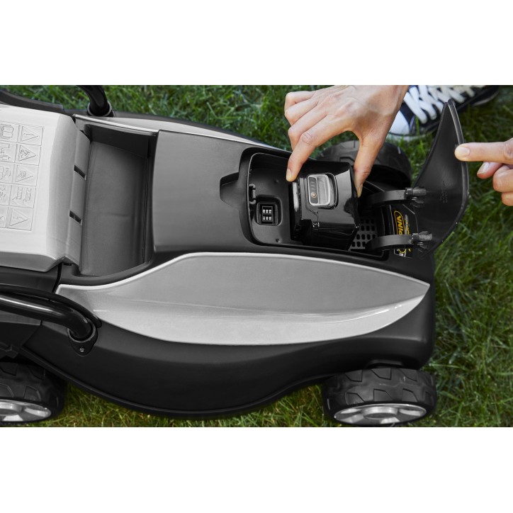 Tondeuse - ALPINA - AL 3020 Li - Kit a batterie - 30cm de coupe - Chargeur et batterie 20V 4Ah inclus Tondeuse - ALPINA - AL 3020 Li - Kit a batterie - 30cm de coupe - Chargeur et batterie 20V 4Ah inclus