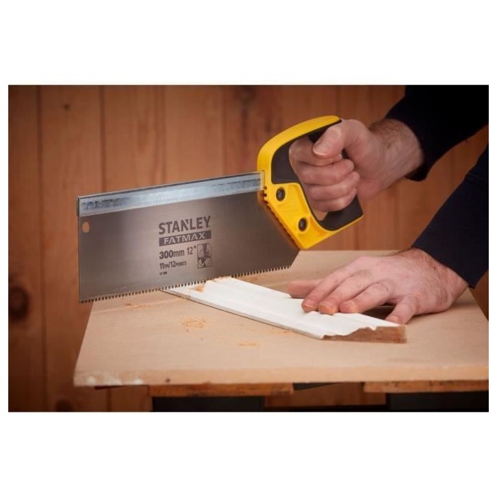 Scie a Dos - STANLEY FATMAX - 2-17-199 - 300 mm - 11 Dents/Pouce Scie a Dos - STANLEY FATMAX - 2-17-199 - 300 mm - 11 Dents/Pouce