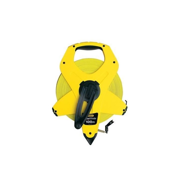 Mesure longue ruban 100mx12,7mm fibre de verre PowerWinder - STANLEY - 2-34-777 Mesure longue ruban 100mx12,7mm fibre de verre PowerWinder - STANLEY - 2-34-777