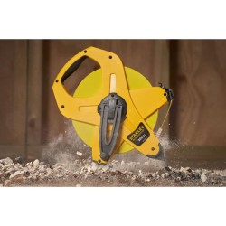 Mesure longue ruban 100mx12,7mm fibre de verre PowerWinder - STANLEY -