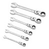 Clé mixte a cliquet STANLEY - 4-91-444 - 6 pieces de 8 a 19 mm