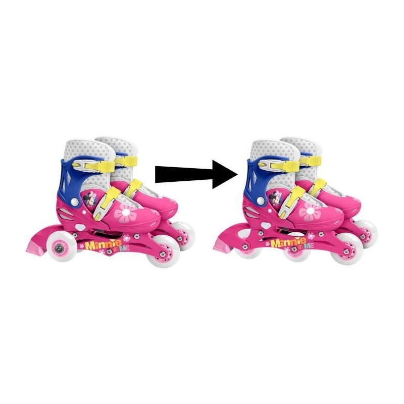 DISNEY MINNIE Patins en ligne 2 en 1 - 3 roues 27-30 DISNEY MINNIE Patins en ligne 2 en 1 - 3 roues 27-30