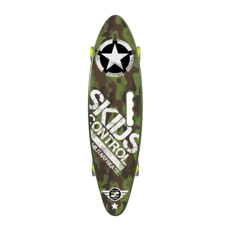 STAMP Skateboard 24 x 7 avec poignée Skids Control Military STAMP Skateboard 24 x 7 avec poignée Skids Control Military