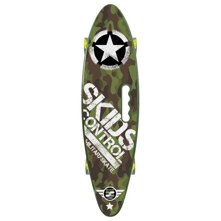 STAMP Skateboard 24 x 7 avec poignée Skids Control Military STAMP Skateboard 24 x 7 avec poignée Skids Control Military