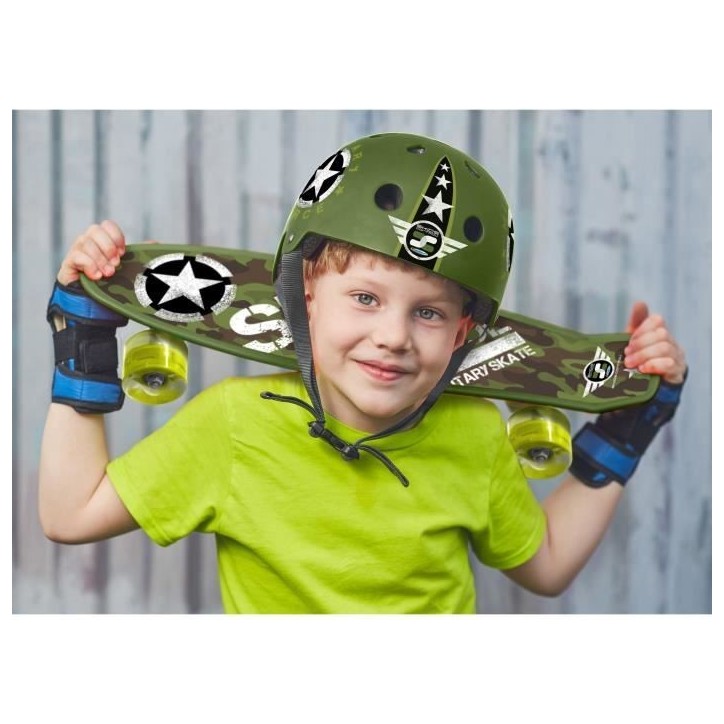 STAMP Skateboard 24 x 7 avec poignée Skids Control Military STAMP Skateboard 24 x 7 avec poignée Skids Control Military